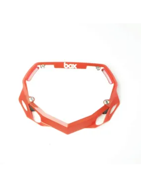 Box Two Number Plate Translucent Red Pro